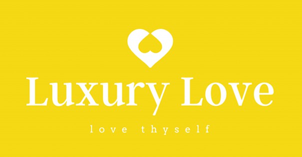luxury love logo amarelo